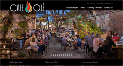 Desktop Screenshot of cafeolememphis.com